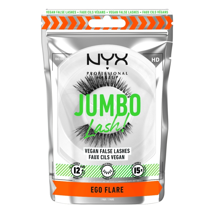 NYX Professional Makeup - Jumbo Lash! Vegan False Lashes - Ego Flare 5 in the group BEAUTY & HEALTH / Makeup / Eyes & Eyebrows / False eyelashes at TP E-commerce Nordic AB (D12909)