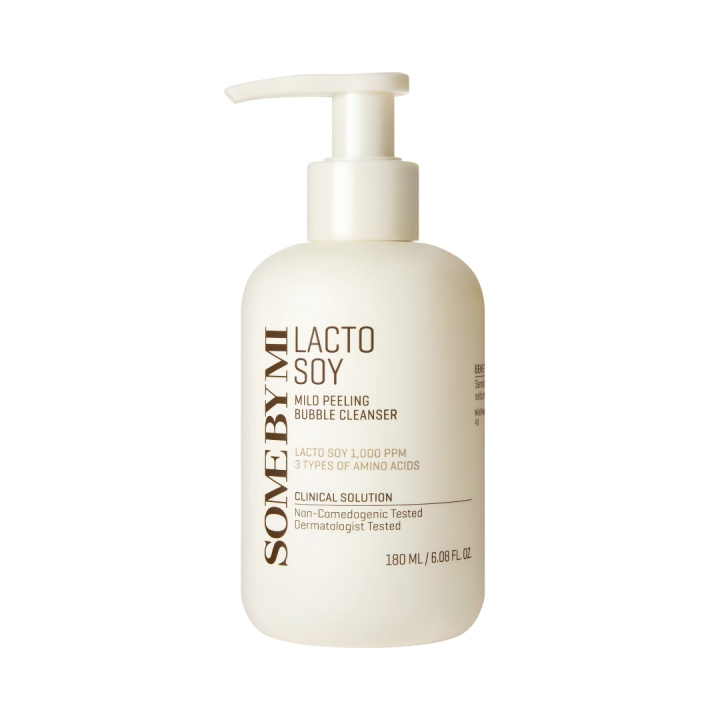 Some By Mi Lactosoy Mild Bubble Peeling Cleanser - 180 ml in the group BEAUTY & HEALTH / Skin care / Face / Cleaning at TP E-commerce Nordic AB (D12942)