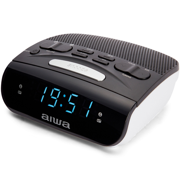 AIWA Klockradio med dubbla alarm in the group HOME ELECTRONICS / Audio & Picture / Home cinema, Hifi & Portable / Radio & Alarm clocks / Clock radio at TP E-commerce Nordic AB (D13538)