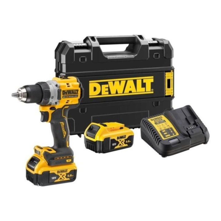 DeWALT drill 18V 2X5 0Ah brushless motor in the group HOME, HOUSEHOLD & GARDEN / Tools / Drills at TP E-commerce Nordic AB (D13652)