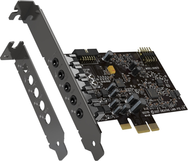 Creative Sound Blaster Audigy FX V2 Sound Card in the group COMPUTERS & PERIPHERALS / Computer components / Sound card at TP E-commerce Nordic AB (D13693)