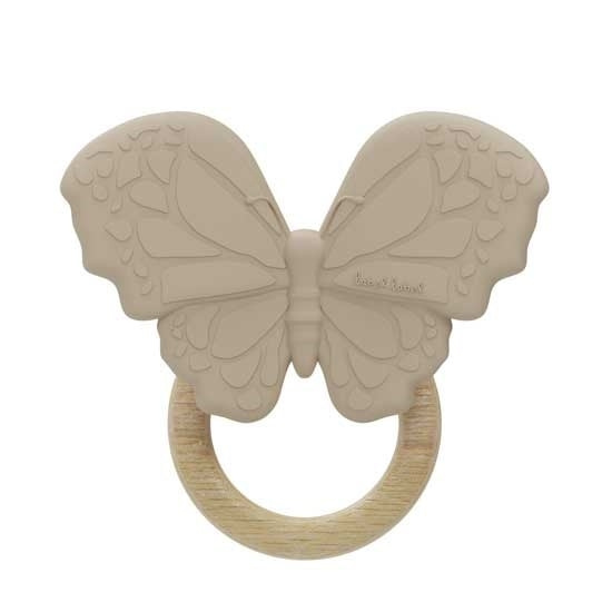 Label Label Silicone Bitering w. Butterfly Nougat in the group TOYS, KIDS & BABY PRODUCTS / Baby Gadgets / Pacifiers & Teething toys at TP E-commerce Nordic AB (D13743)