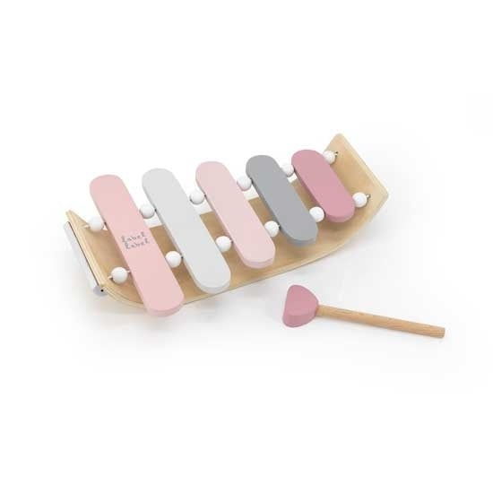 Label Label Wooden Xylophone Rosa in the group TOYS, KIDS & BABY PRODUCTS / Music, Song & Images / Music instrument at TP E-commerce Nordic AB (D13744)