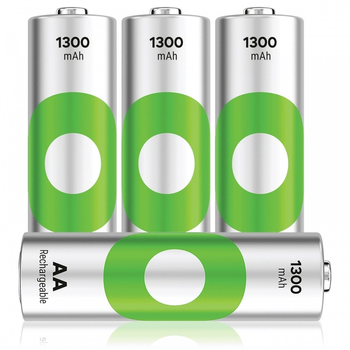 GP ReCyko NiMH 130AAHCE Rechargeable Batteries, 4-Pack in the group HOME ELECTRONICS / Batteries & Chargers / Rechargable batteries / AA at TP E-commerce Nordic AB (D13745)