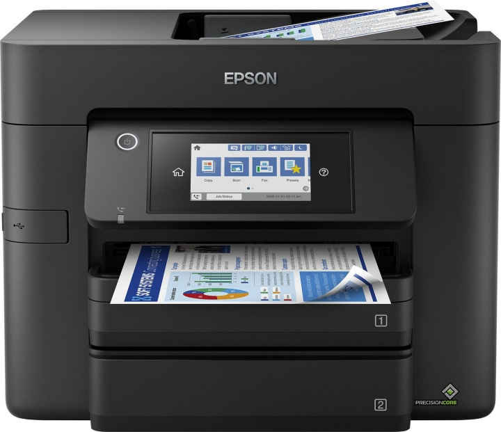 Epson WorkForce Pro WF-4830DTWF Multifunction Printer in the group COMPUTERS & PERIPHERALS / Printers & Accessories / Printers / 3D printers & Accessories / Skrivare at TP E-commerce Nordic AB (D13759)