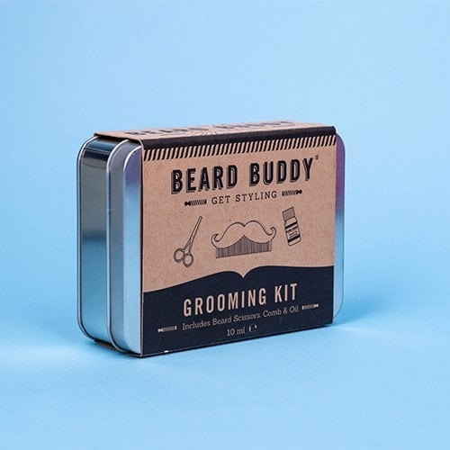 Fizz Creations Beard Buddy Grooming Kit in the group BEAUTY & HEALTH / Hair & Styling / Shaving & Trimming / Beard combs & Shaving brushes at TP E-commerce Nordic AB (D13792)