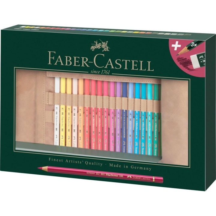 Faber-Castell Polychromos Colour pencil 30 ct pen. roll (110030) in the group Sport, leisure & Hobby / Hobby / Paint & Draw / Pencils, crayons & ink at TP E-commerce Nordic AB (D13811)