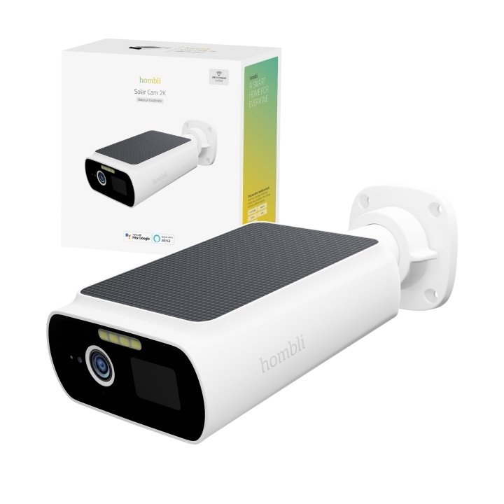 Hombli Smart Solar Cam 2K, White in the group HOME, HOUSEHOLD & GARDEN / Alarm & Security / Security cameras at TP E-commerce Nordic AB (D13839)