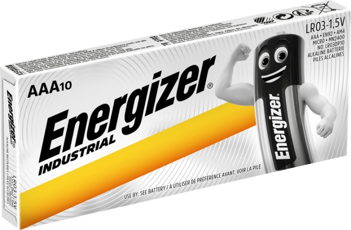 Energizer Industrial AAA 10-pack in the group HOME ELECTRONICS / Batteries & Chargers / Batteries at TP E-commerce Nordic AB (D13869)