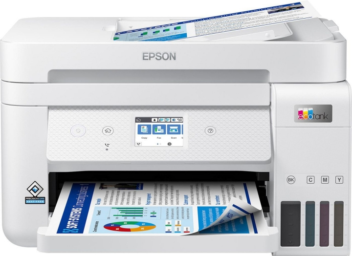 Epson EcoTank ET-4856 White Multifunction printer in the group COMPUTERS & PERIPHERALS / Printers & Accessories / Printers / 3D printers & Accessories / Skrivare at TP E-commerce Nordic AB (D13881)