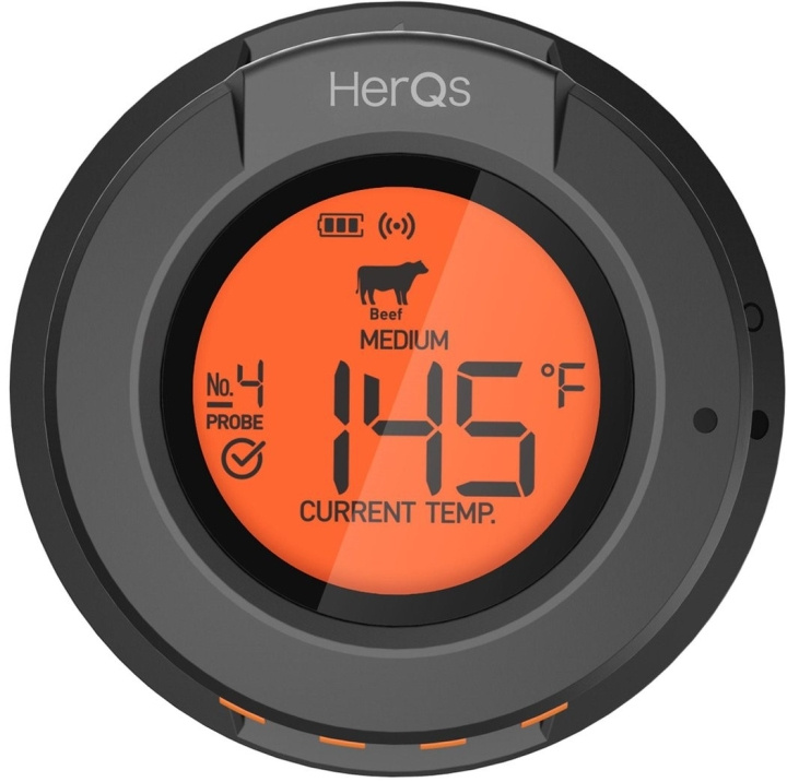 HerQs - Connected Digital Dome Thermometer in the group HOME, HOUSEHOLD & GARDEN / Kitchen utensils / Frying Thermometers at TP E-commerce Nordic AB (D13897)