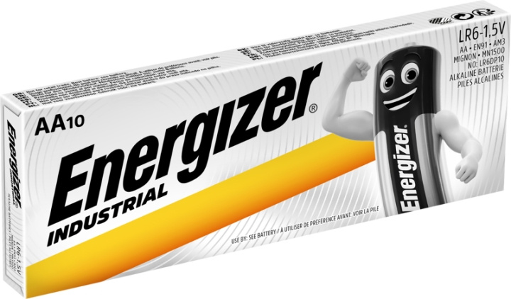 Energizer Industrial AA DP10/120 10-pack in the group HOME ELECTRONICS / Batteries & Chargers / Batteries at TP E-commerce Nordic AB (D13974)