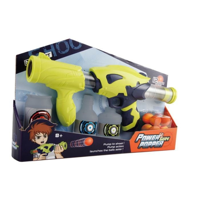 GA-Toys Power Popper Gun - 35 cm with 12 Foam Balls in the group TOYS, KIDS & BABY PRODUCTS / Toys / Action play at TP E-commerce Nordic AB (D13995)