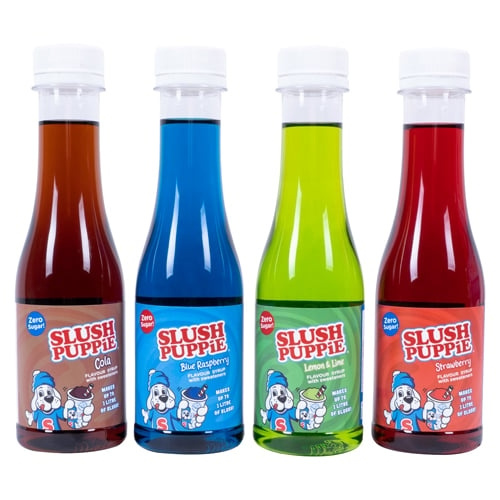 Fizz Creations SLUSH PUPPiE Zero Sugar 4 Pack Syrup – 180ml in the group HOME, HOUSEHOLD & GARDEN / Kitchen utensils / Wine & Drink accessories at TP E-commerce Nordic AB (D14003)