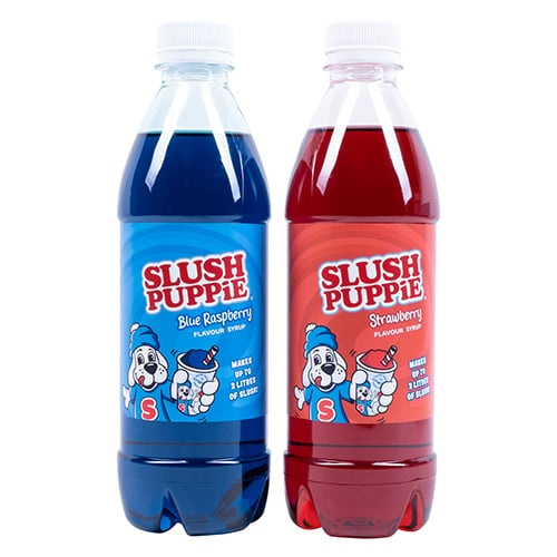 Fizz Creations SLUSH PUPPiE ORIG 2pk Syrup Set-BluRberry&Stwberry in the group HOME, HOUSEHOLD & GARDEN / Kitchen utensils / Wine & Drink accessories at TP E-commerce Nordic AB (D14004)