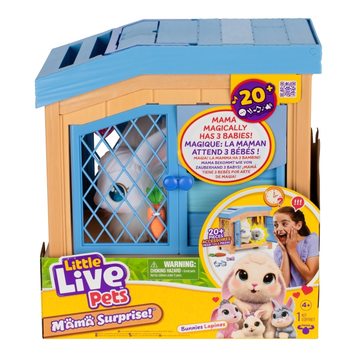 Little Live Pets Mama Surprise Bunny Playset (26593) in the group TOYS, KIDS & BABY PRODUCTS / Toys / Play set at TP E-commerce Nordic AB (D14025)