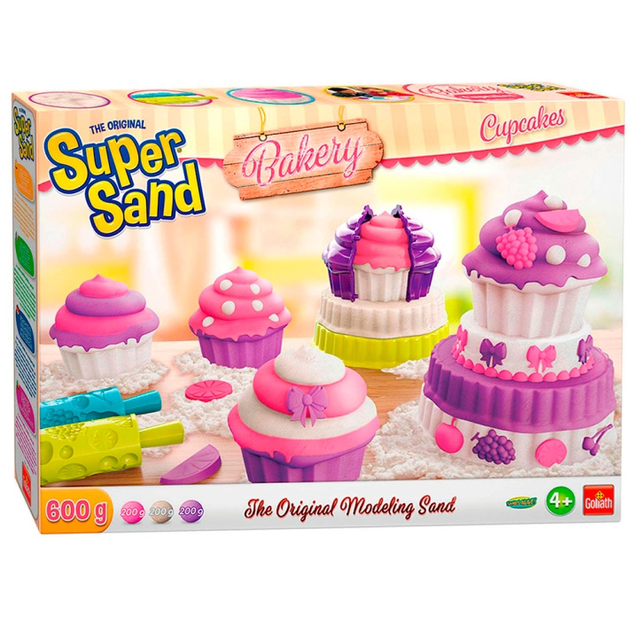 Goliath Super Sand - Cupcakes (GO83341) in the group TOYS, KIDS & BABY PRODUCTS / Toys / Experiment & DIY at TP E-commerce Nordic AB (D14032)