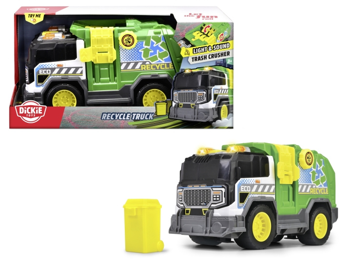 Dickie Toys Recycle Truck - Green (203306021) in the group TOYS, KIDS & BABY PRODUCTS / Toys / Toy cars at TP E-commerce Nordic AB (D14046)