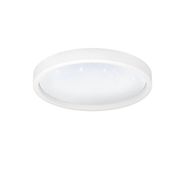 Eglo Montemorelos-Z loft lamp white w/crystal effect Ø42 - RGB + TW - Zigbee, Bluetooth in the group HOME, HOUSEHOLD & GARDEN / Smart home / Smart Lights at TP E-commerce Nordic AB (D14063)