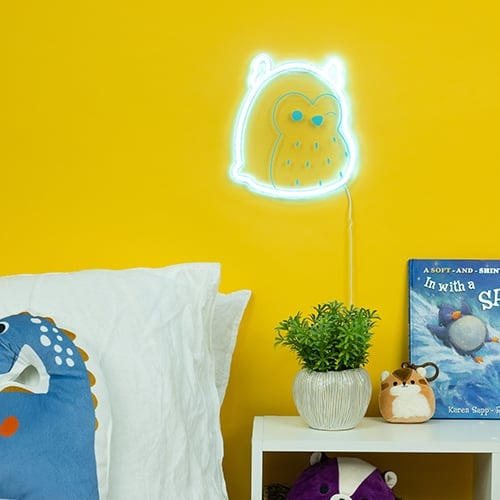 Fizz Creations Squishmallows - Winston Neon Wall Light - Blue in the group HOME ELECTRONICS / Lighting / Wall lights at TP E-commerce Nordic AB (D14079)