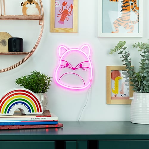 Fizz Creations Squishmallows - Fifi Neon Wall Light - Pink in the group HOME ELECTRONICS / Lighting / Wall lights at TP E-commerce Nordic AB (D14080)