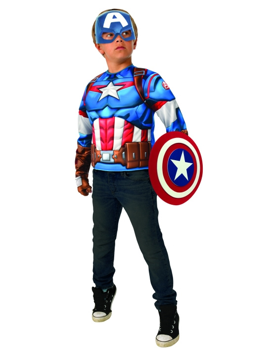 Disney Rubies - Captain America Dress Up Set (G40332OS000) in the group TOYS, KIDS & BABY PRODUCTS / Toys / Figures, Miniatures & accessories at TP E-commerce Nordic AB (D14124)