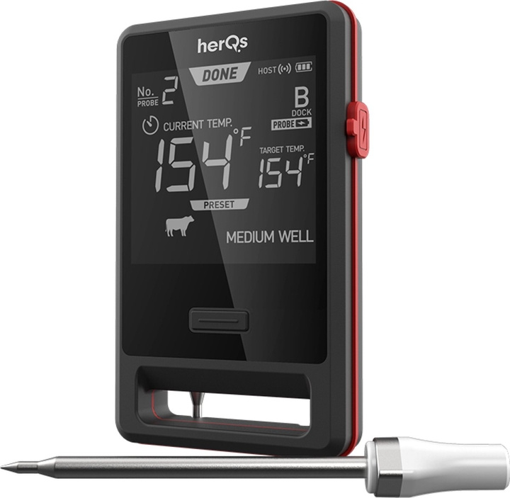 HerQs Pin Pro - Wireless Thermometer in the group HOME, HOUSEHOLD & GARDEN / Garden products / Barbeque & Accessories at TP E-commerce Nordic AB (D14129)