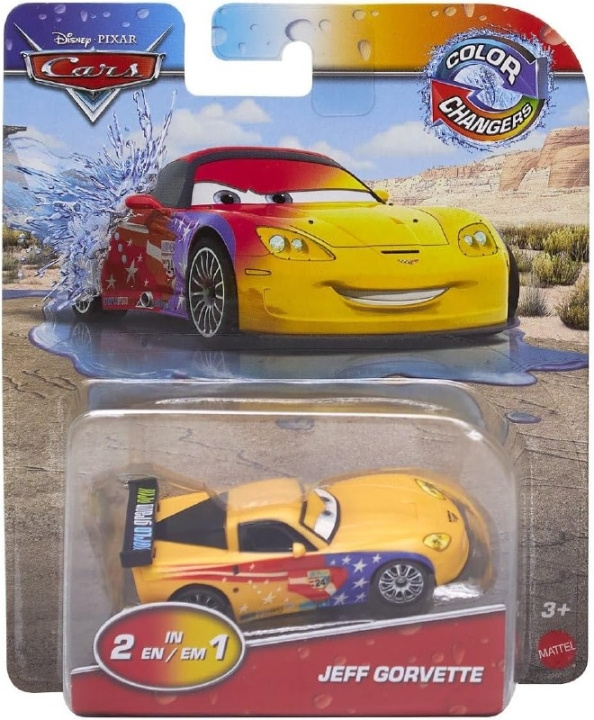 Disney Cars - Color Changers -Jeff Gorvette (HRX46) in the group TOYS, KIDS & BABY PRODUCTS / Toys / Toy cars at TP E-commerce Nordic AB (D14131)