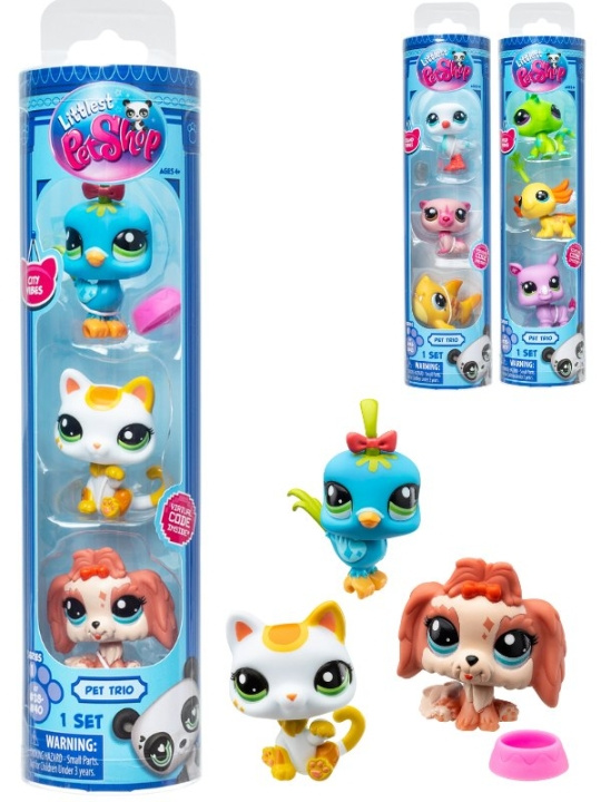 Littlest Pet Shop Pet trio in tube - Assorted (00550) in the group TOYS, KIDS & BABY PRODUCTS / Toys / Figures, Miniatures & accessories at TP E-commerce Nordic AB (D14140)