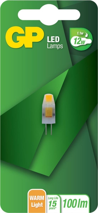 GP LED Lamp Capsule, G4, 1.1W (12W), 100lm in the group HOME ELECTRONICS / Lighting / LED lamps at TP E-commerce Nordic AB (D14223)