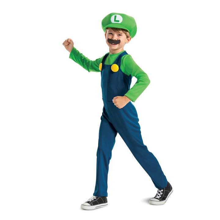 Disguise Super Mario Costume - Luigi (104 cm) (115809M) in the group TOYS, KIDS & BABY PRODUCTS / Toys / Masquerade costumes at TP E-commerce Nordic AB (D14241)