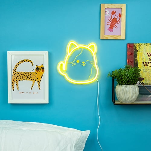 Fizz Creations Squishmallows - Cam Neon Wall Light - Yellow in the group HOME ELECTRONICS / Lighting / Wall lights at TP E-commerce Nordic AB (D14245)