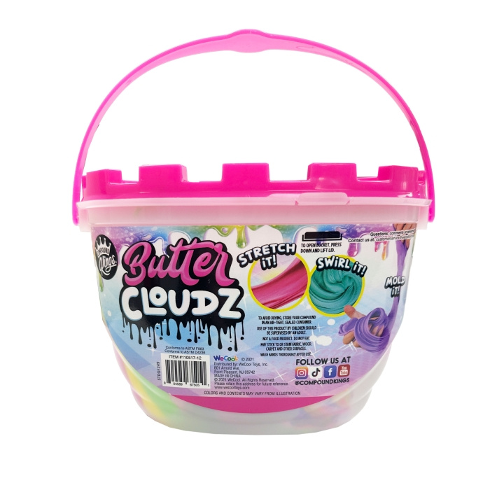 Compound Kings - Butter Cloudz 380 g, Rainbow Cotton Candy, NON SCENT (40269) in the group TOYS, KIDS & BABY PRODUCTS / Toys / Experiment & DIY at TP E-commerce Nordic AB (D14395)