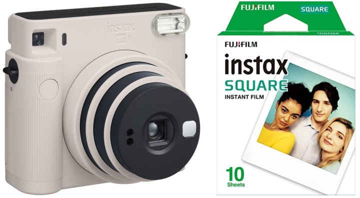 Fuji Instax Instant Camera SQ1 + 10 Shots - White in the group HOME ELECTRONICS / Photo & Video / Photo equipment at TP E-commerce Nordic AB (D14413)