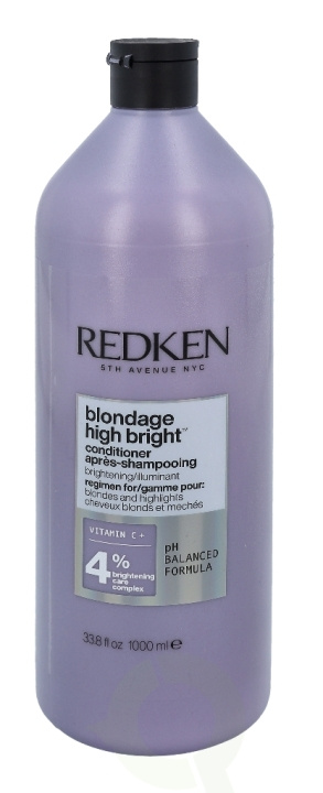 Redken Blondage High Bright Conditioner 1000 ml in the group BEAUTY & HEALTH / Hair & Styling / Hair care / Conditioner at TP E-commerce Nordic AB (D14551)