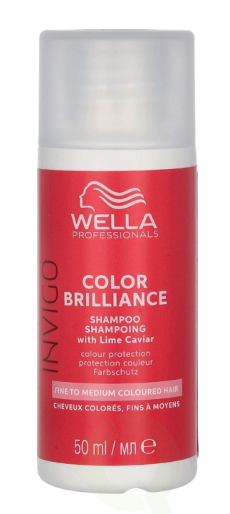 Wella Invigo - Color Brilliance Color Protection Shampoo 50 ml Fine/Normal in the group BEAUTY & HEALTH / Hair & Styling / Hair care / Schampoo at TP E-commerce Nordic AB (D14554)