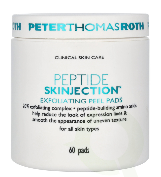 P.T. Roth Peptide Skinjection Peel Pads 60 piece 60 Pcs in the group BEAUTY & HEALTH / Skin care / Face / Scrub / Peeling at TP E-commerce Nordic AB (D14561)