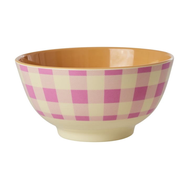 RICE Melamine Bowl with Check It Out Print - Medium - 700 ml in the group HOME, HOUSEHOLD & GARDEN / Kitchen utensils / Other kitchen tools at TP E-commerce Nordic AB (D15228)