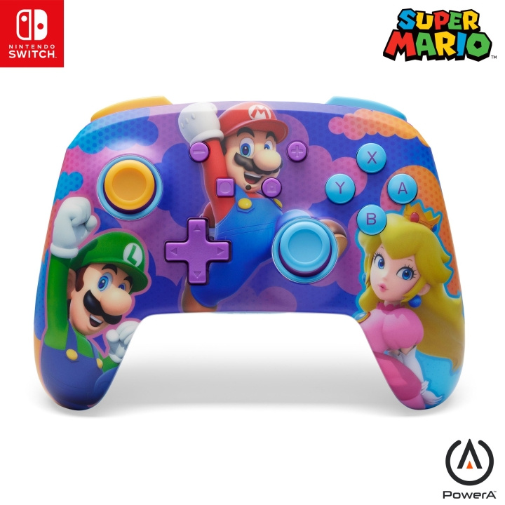 PowerA Enhanced Wireless Controller - Color Splash Heroes Nintendo Switch) in the group HOME ELECTRONICS / Game consoles & Accessories / Nintendo Switch at TP E-commerce Nordic AB (D15503)