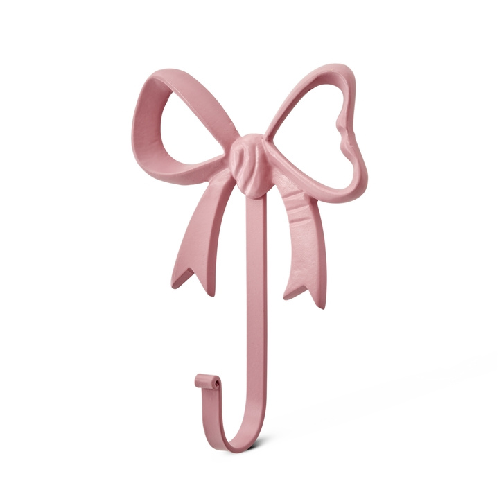 RICE Metal Hook in Bow Shape - Pink in the group HOME, HOUSEHOLD & GARDEN / Interior / Strorage at TP E-commerce Nordic AB (D15714)