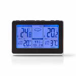 Nedis Weather Station | Indoor & Outdoor | Including wireless weather sensor | Weather forecast | Time display | LCD | Alarm clock function Nedis Weather Station | Indoor & Outdoor | Including wireless weather sensor | Weather forecast | Time display | LCD | Alarm clock function