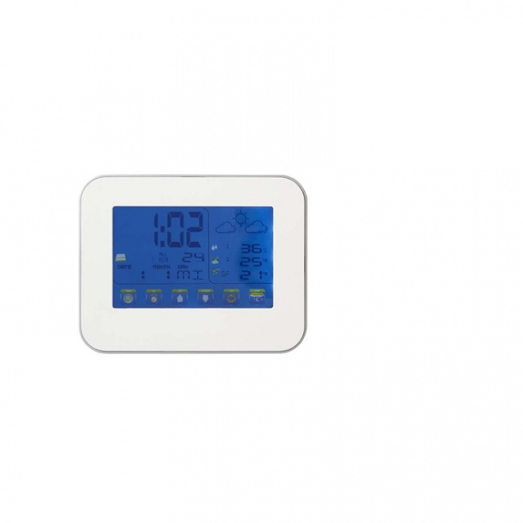 Nedis Weather Station | Indoor & Outdoor | Including wireless weather sensor | Weather forecast | Time display | Colour LCD Display | Alarm clock function Nedis Weather Station | Indoor & Outdoor | Including wireless weather sensor | Weather forecast | Time display | Colour LCD Display | Alarm clock function