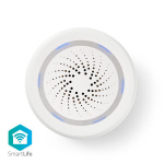 Nedis SmartLife Siren | Mains Powered | 8 Sounds | 85 dB | Android™ / IOS | White Nedis SmartLife Siren | Mains Powered | 8 Sounds | 85 dB | Android™ / IOS | White