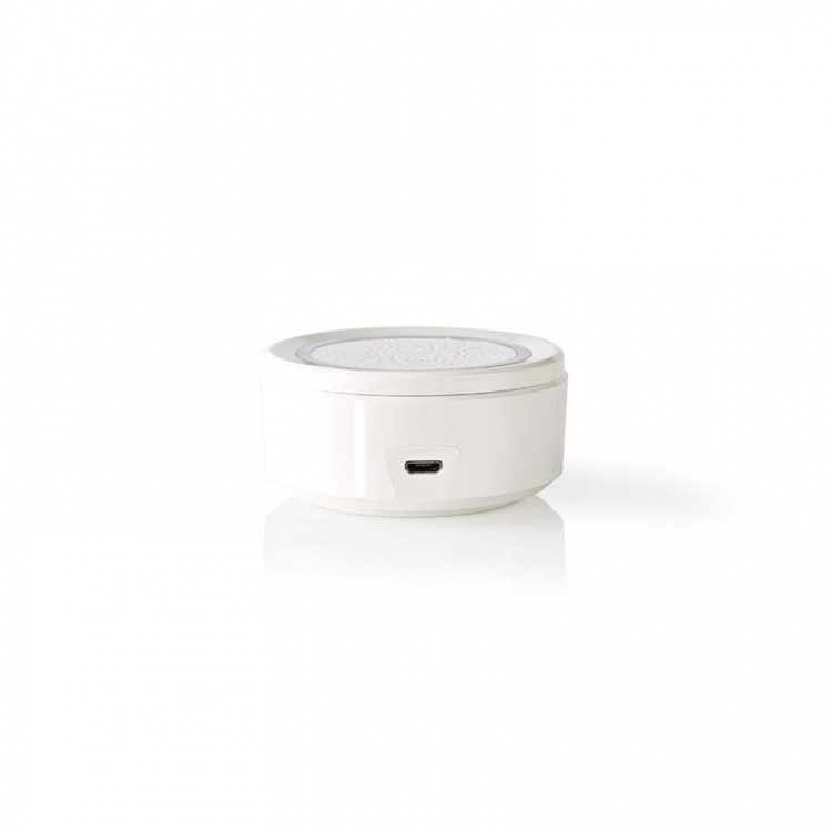 Nedis SmartLife Siren | Mains Powered | 8 Sounds | 85 dB | Android™ / IOS | White Nedis SmartLife Siren | Mains Powered | 8 Sounds | 85 dB | Android™ / IOS | White