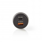 Nedis Car Charger | 2x 3.0 A | Number of outputs: 2 | Port type: USB-A / USB-C™ | | Automatic Voltage Selection Nedis Car Charger | 2x 3.0 A | Number of outputs: 2 | Port type: USB-A / USB-C™ | | Automatic Voltage Selection