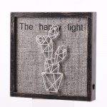 The Happy Light, Board with LED light, Cactus The Happy Light, Board with LED light, Cactus