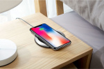 Leatherette Qi charger with fast charging Leatherette Qi charger with fast charging