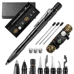 Multifunctional and Tactical Pen with Camping Accessories Multifunctional and Tactical Pen with Camping Accessories