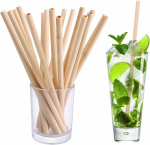 Reusable and Environmentally Friendly Bamboo Straws 8mm, 100 pcs Reusable and Environmentally Friendly Bamboo Straws 8mm, 100 pcs
