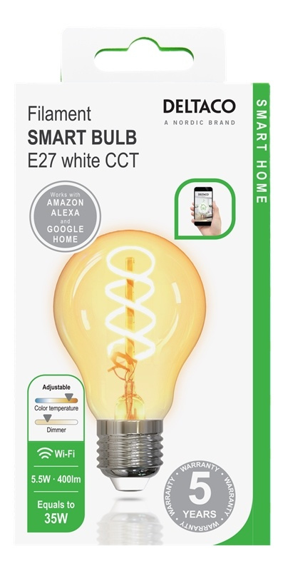 deltaco e27 smart bulb